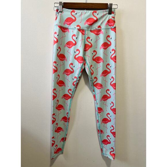 Flexi Lexi Fitness Flamingo leggings size small - Picture 1 of 4